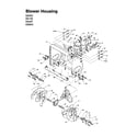 MTD 31AE600E020 blower housing diagram