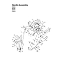 MTD 31AE600E020 handle assembly diagram