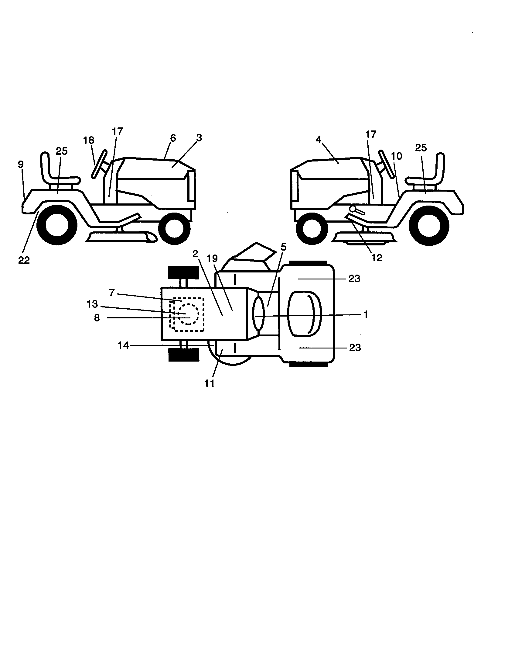 Craftsman 917273100 decals diagram