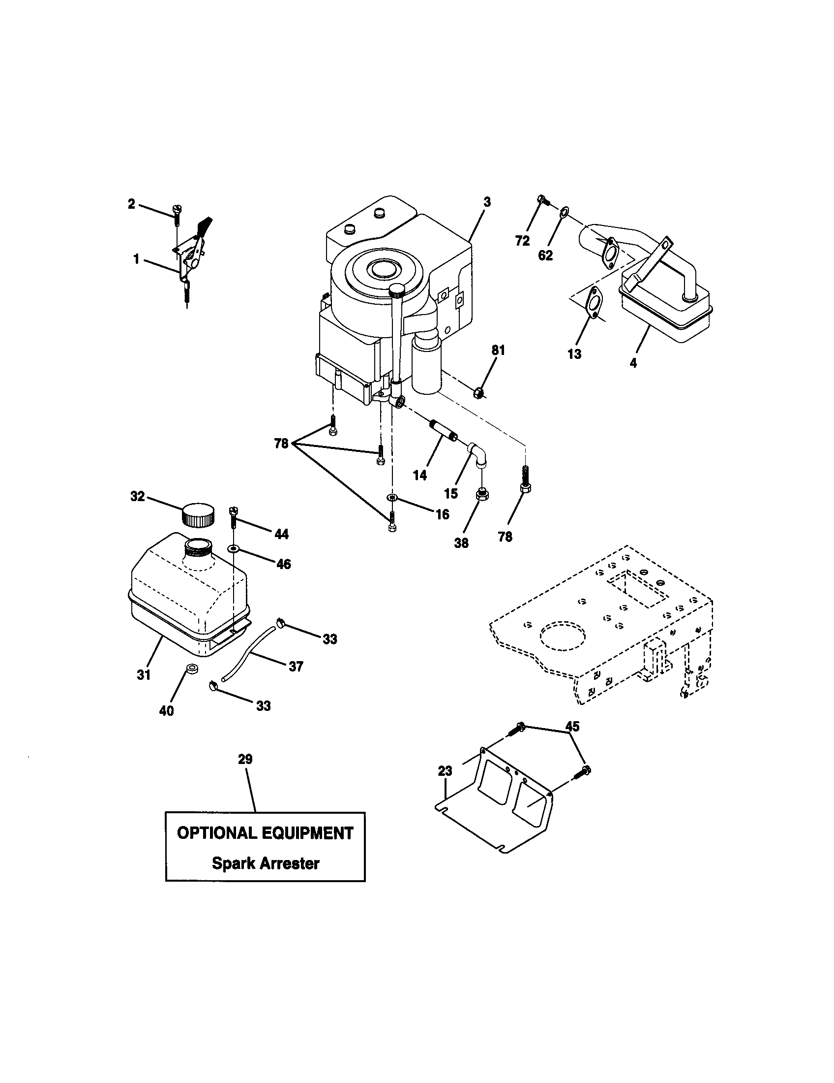 Craftsman 917270662 engine diagram