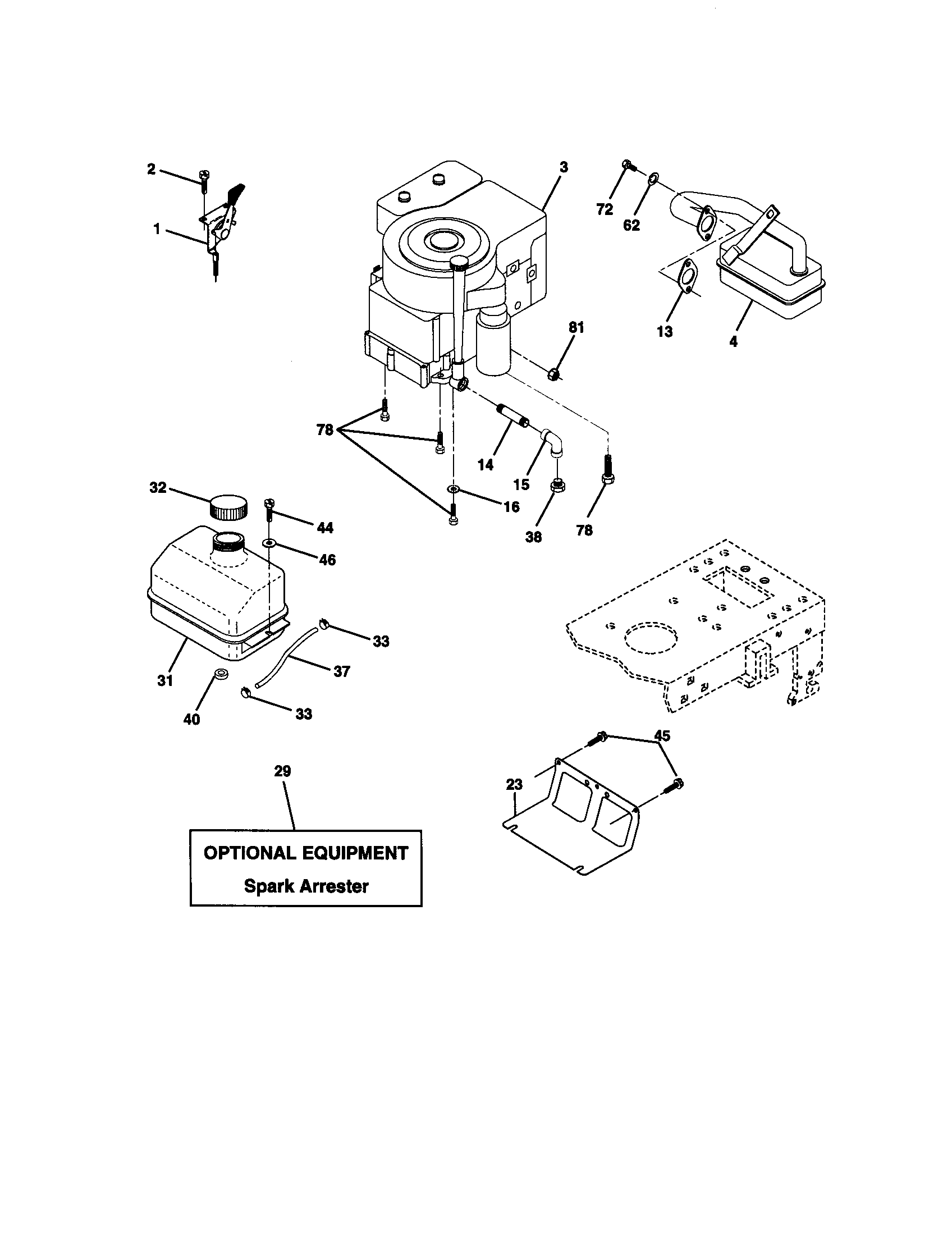 Craftsman 917270531 engine diagram