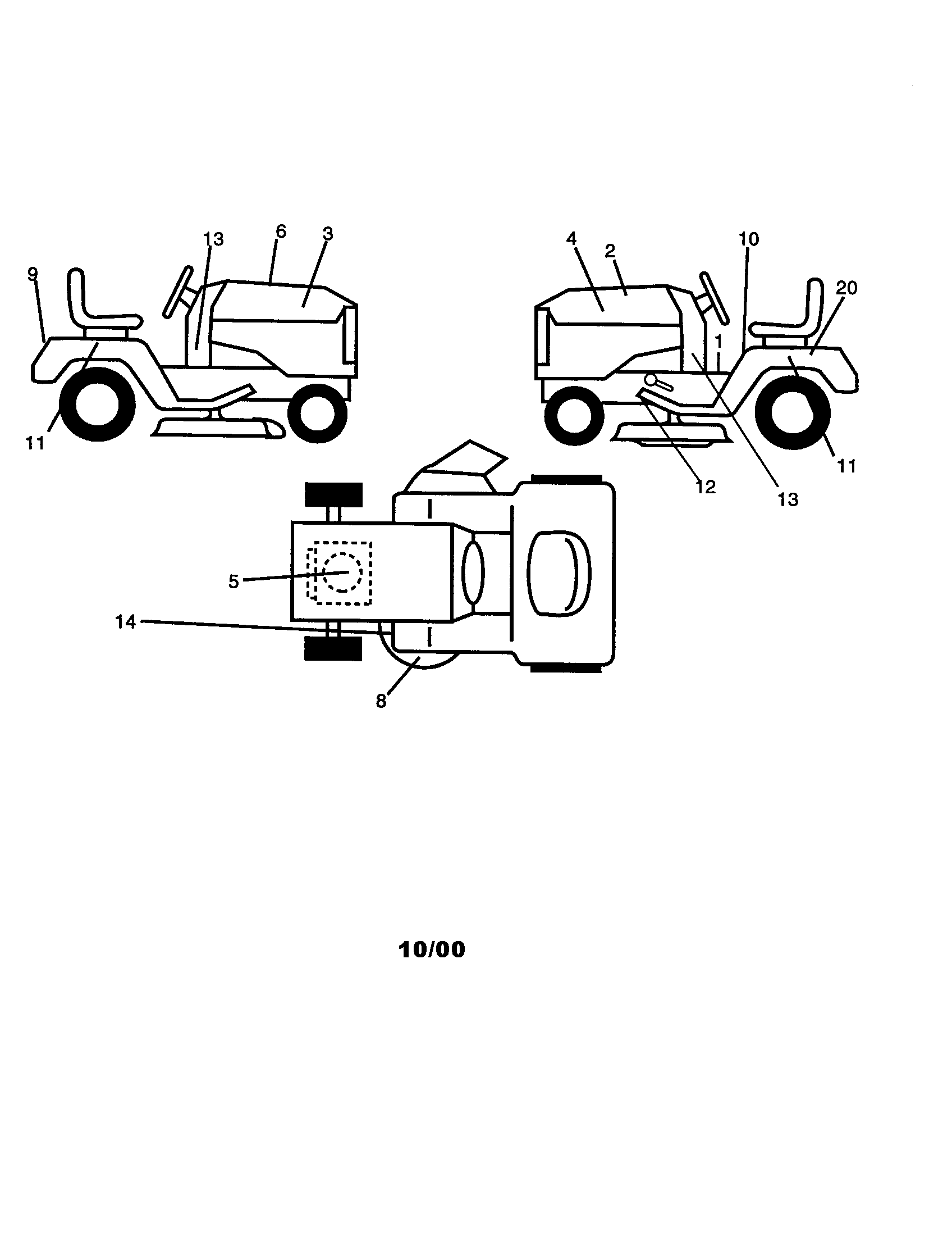 Craftsman 917270653 decals diagram