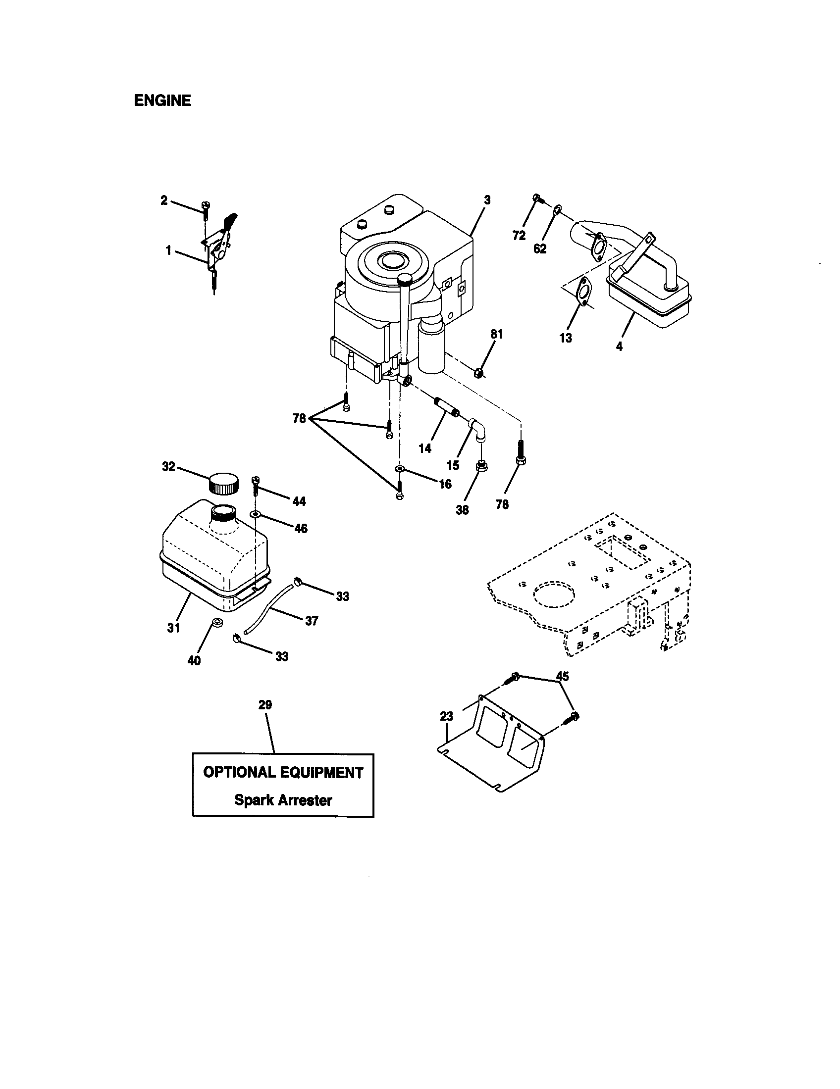Craftsman 917270670 engine diagram