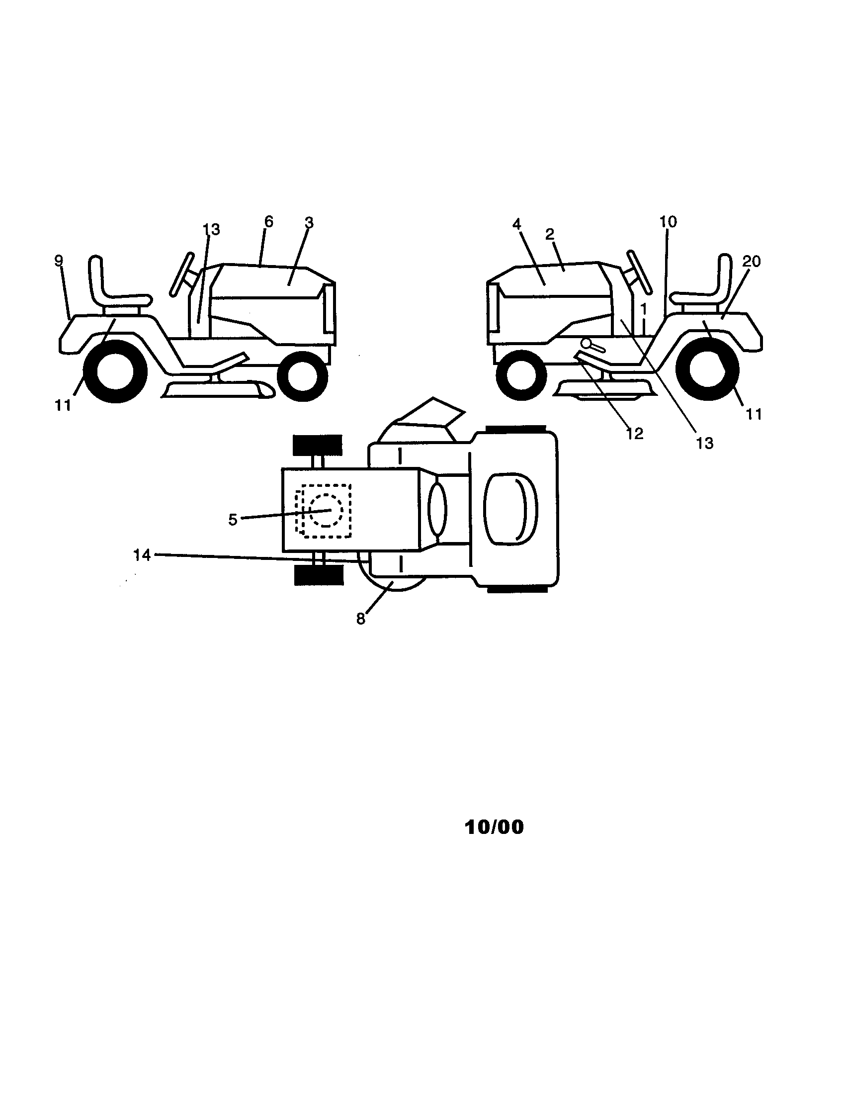 Craftsman 917270670 decals diagram