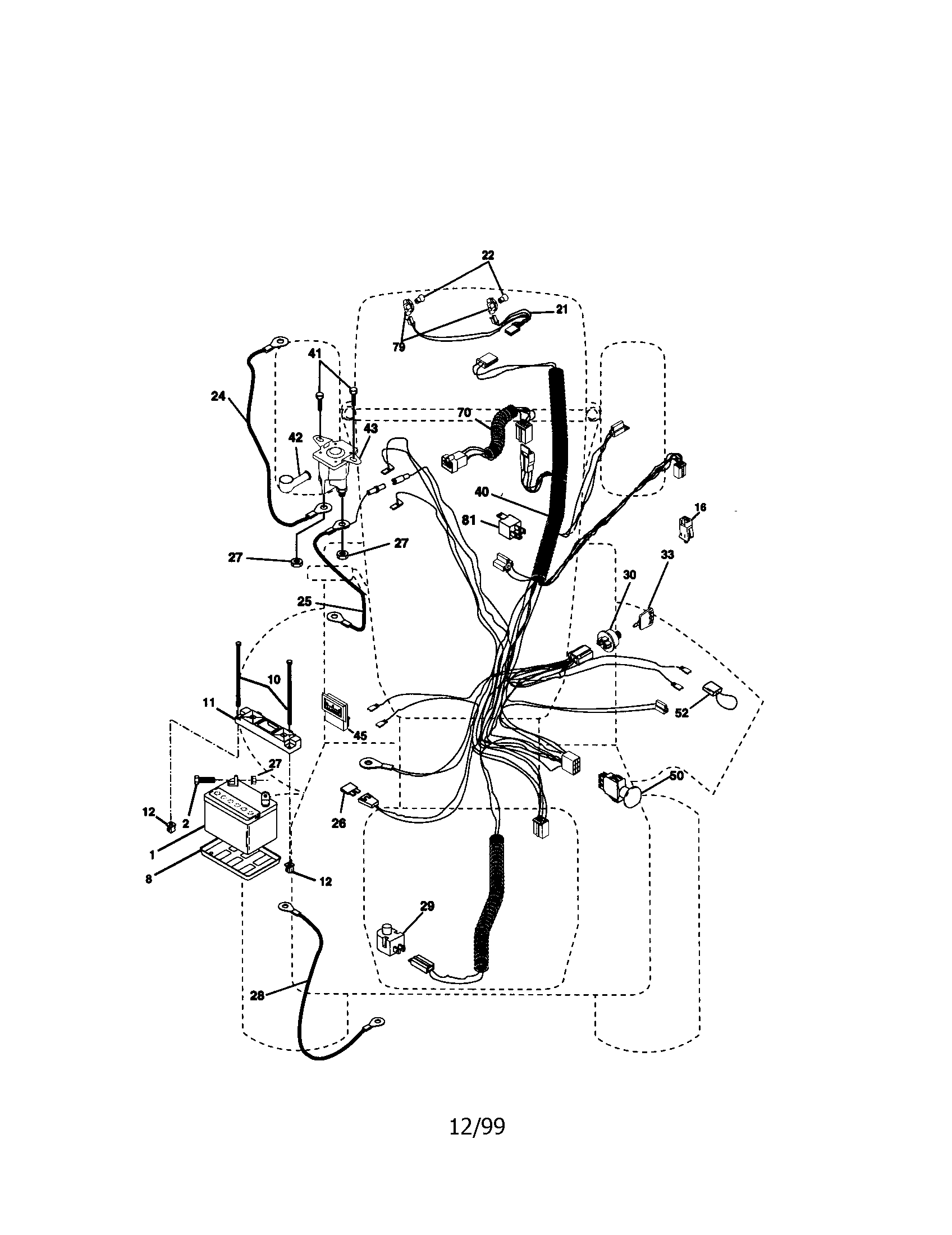 Craftsman 917273014 electrical diagram