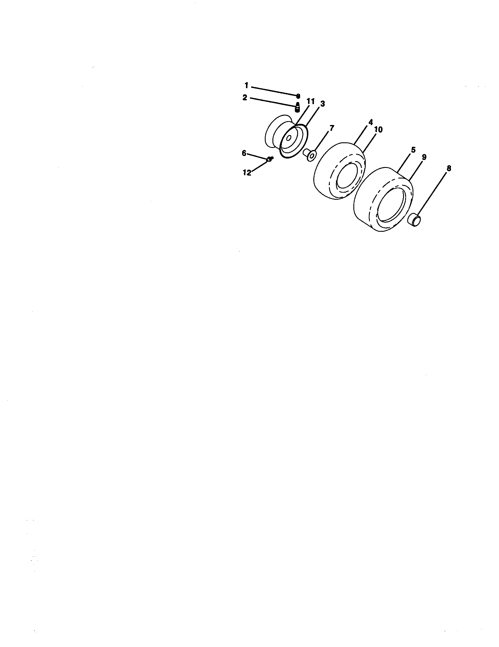 Craftsman 917273014 wheels and tires diagram