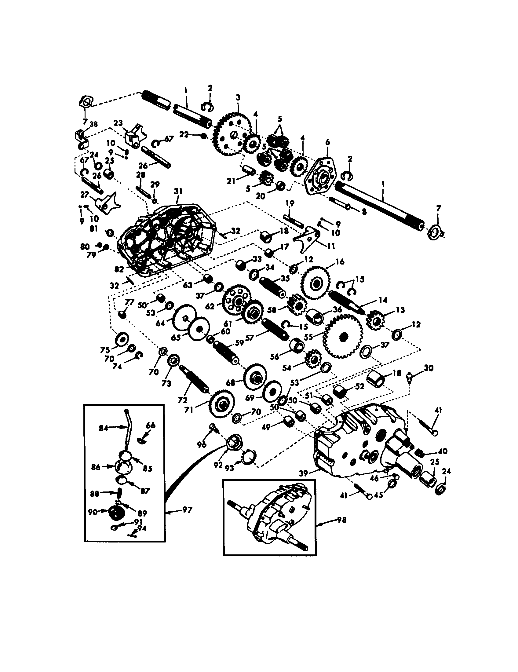 Craftsman 917273014 transaxle diagram