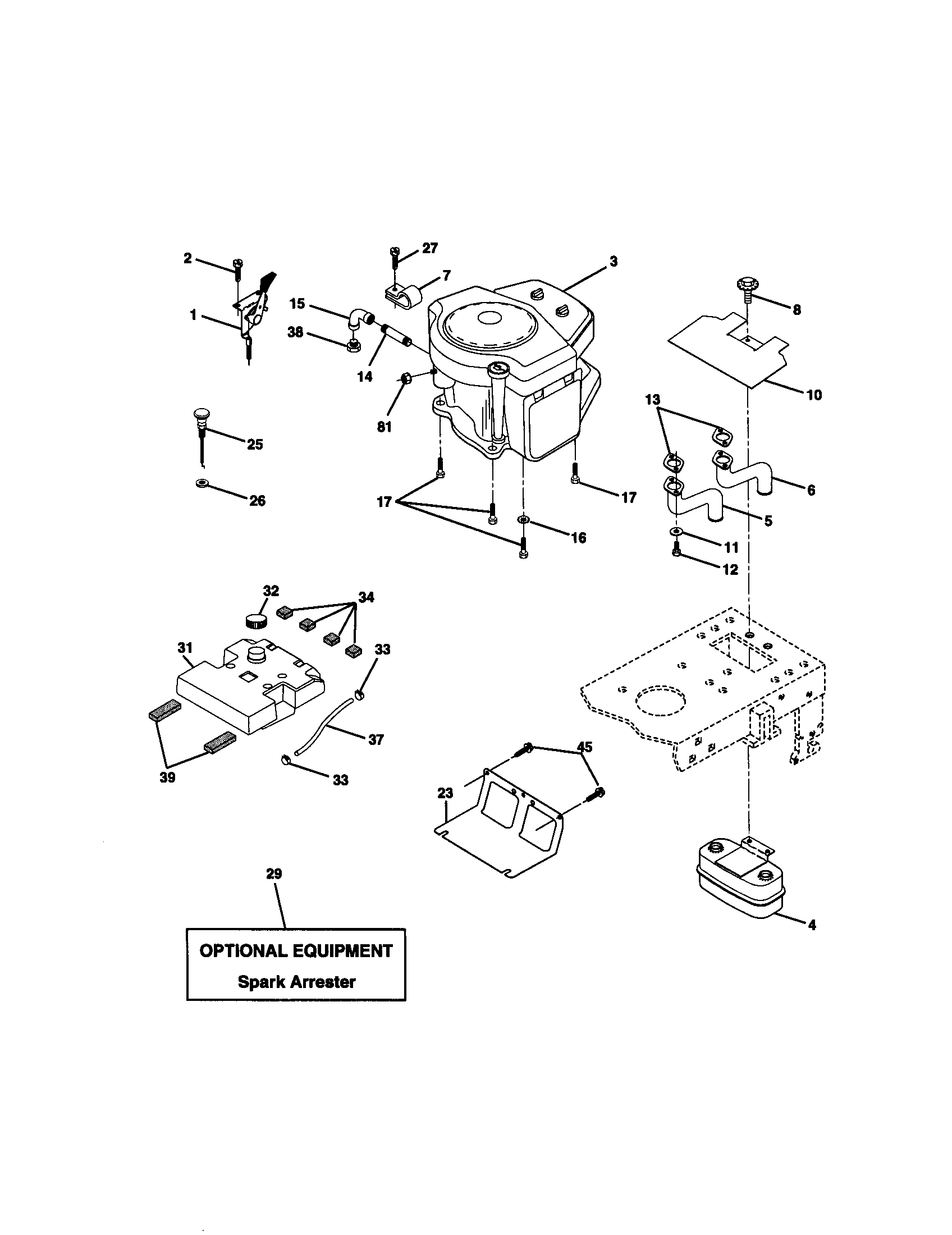 Craftsman 917270962 engine diagram