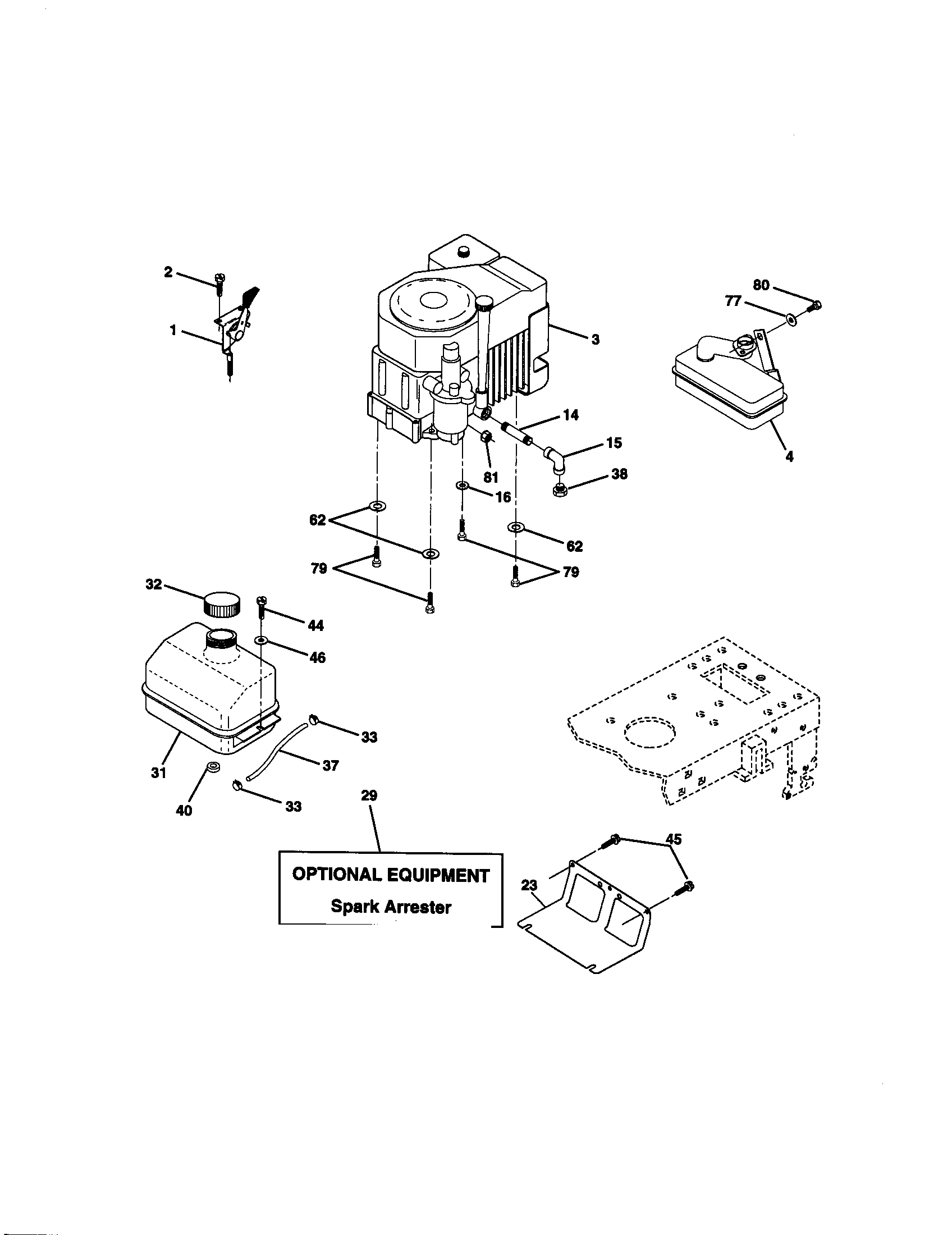 Craftsman 917271140 engine diagram