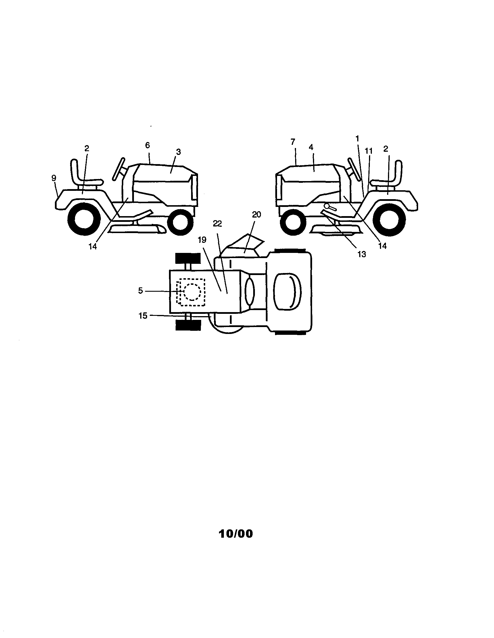 Craftsman 917271140 decals diagram