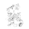 Craftsman 24788045 wheels/drive shaft diagram
