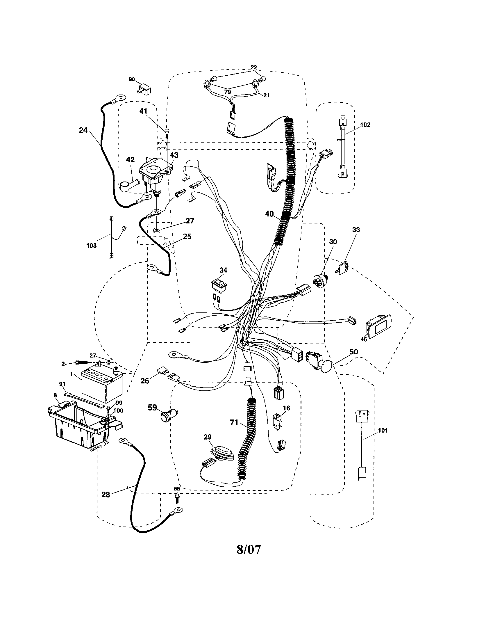 Craftsman 917256960 electrical diagram