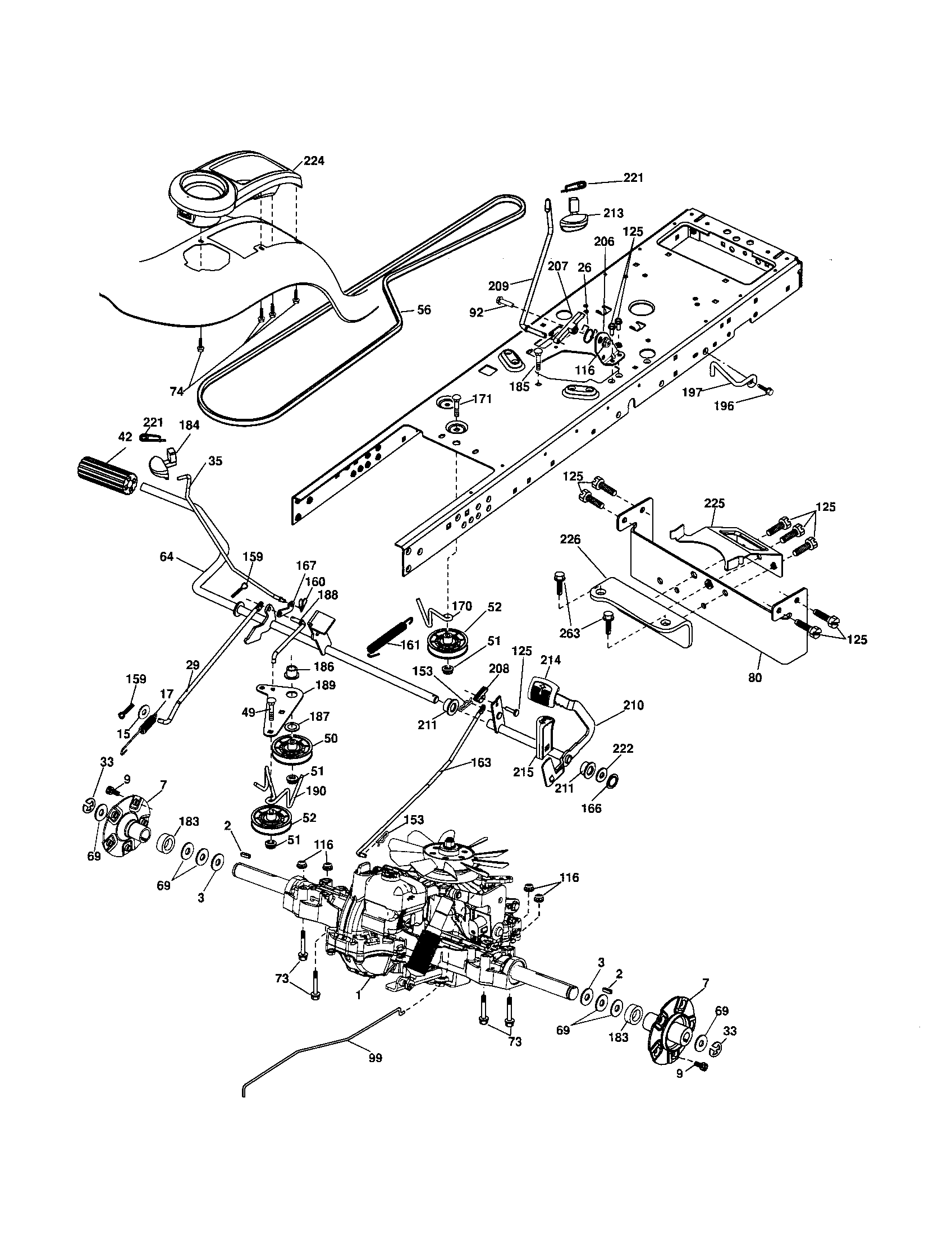 Craftsman 917256960 drive diagram