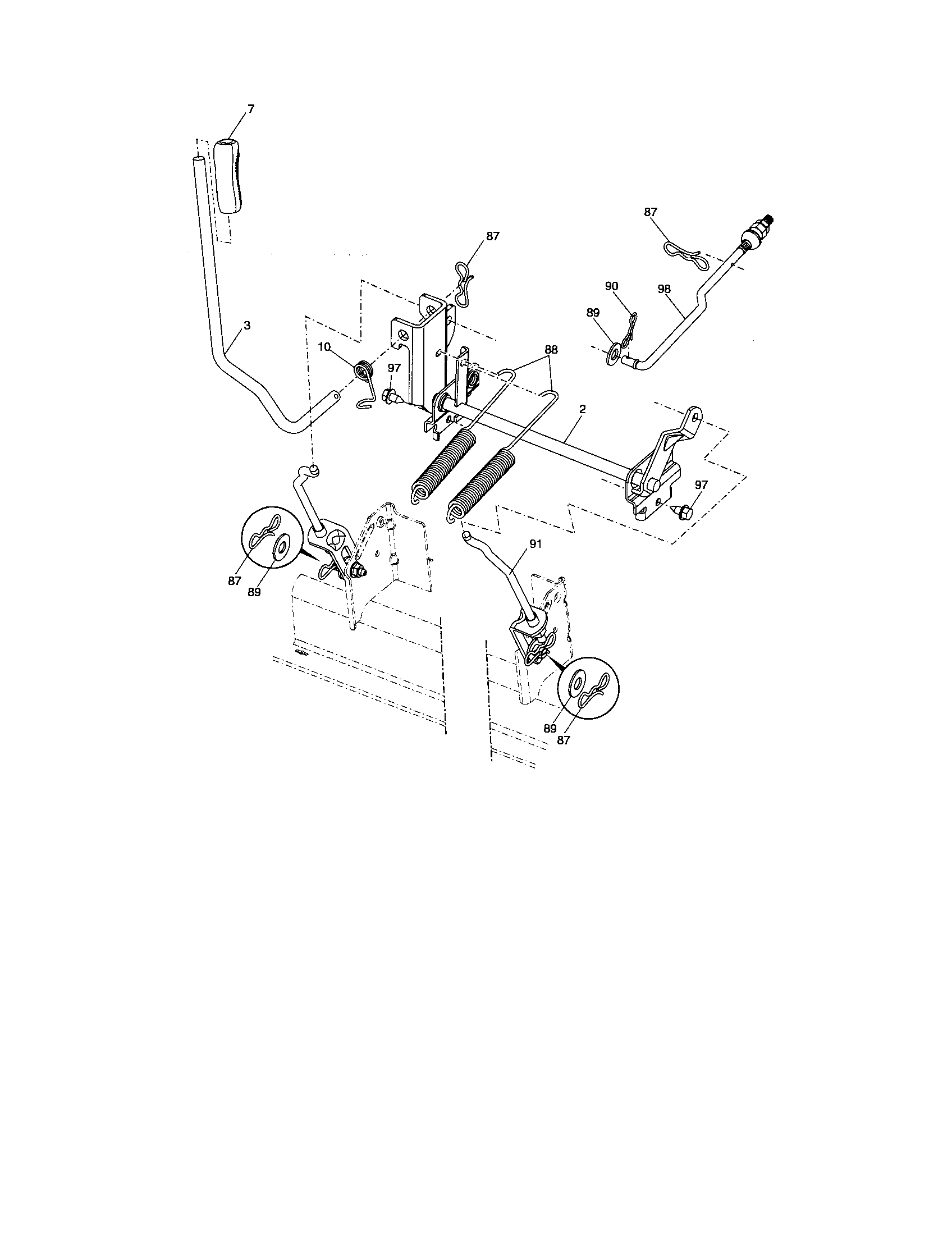 Craftsman 917256960 lift diagram
