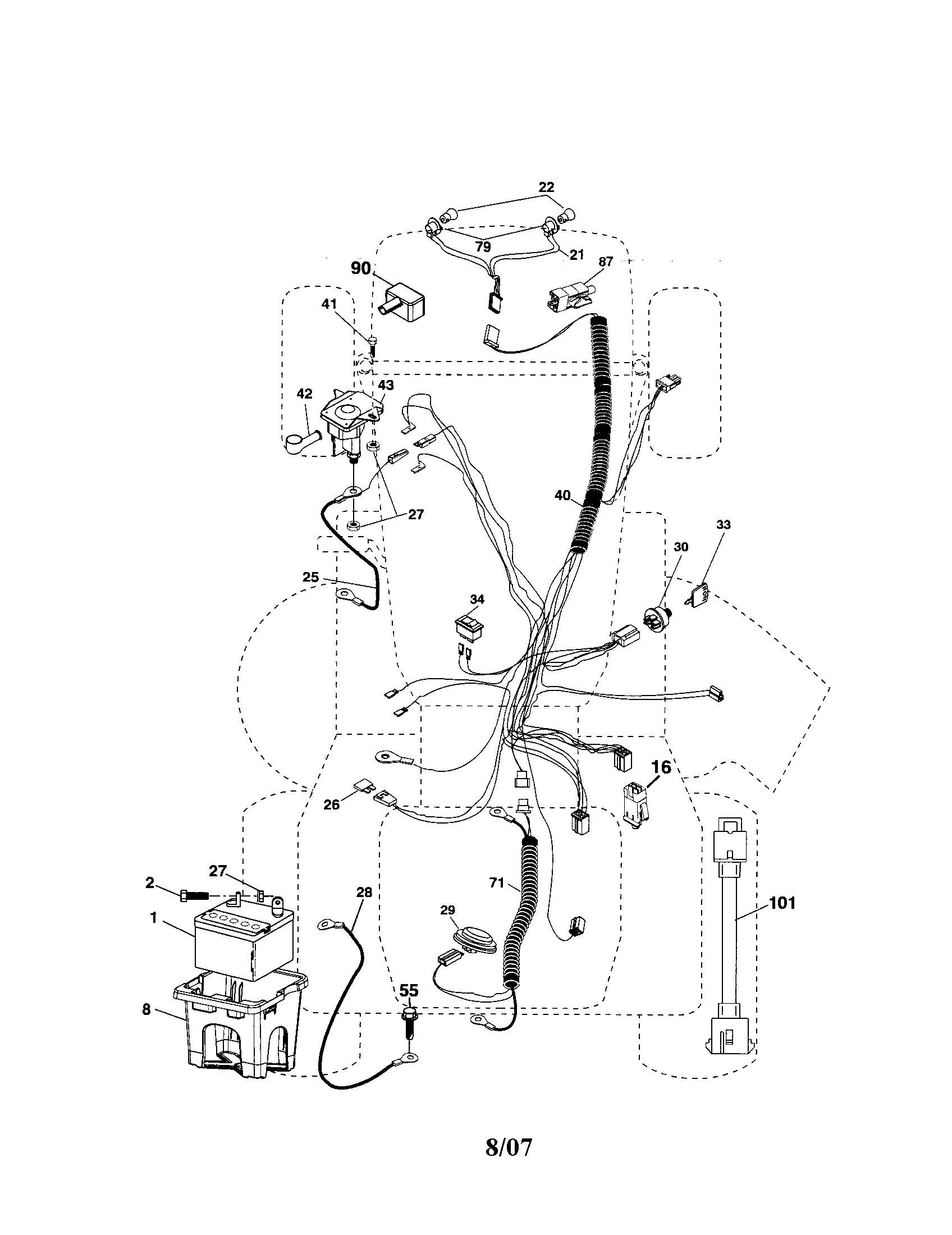 Craftsman 917287341 electrical diagram