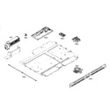 Bosch HBL3320UC/01 fan/door latch/control module diagram