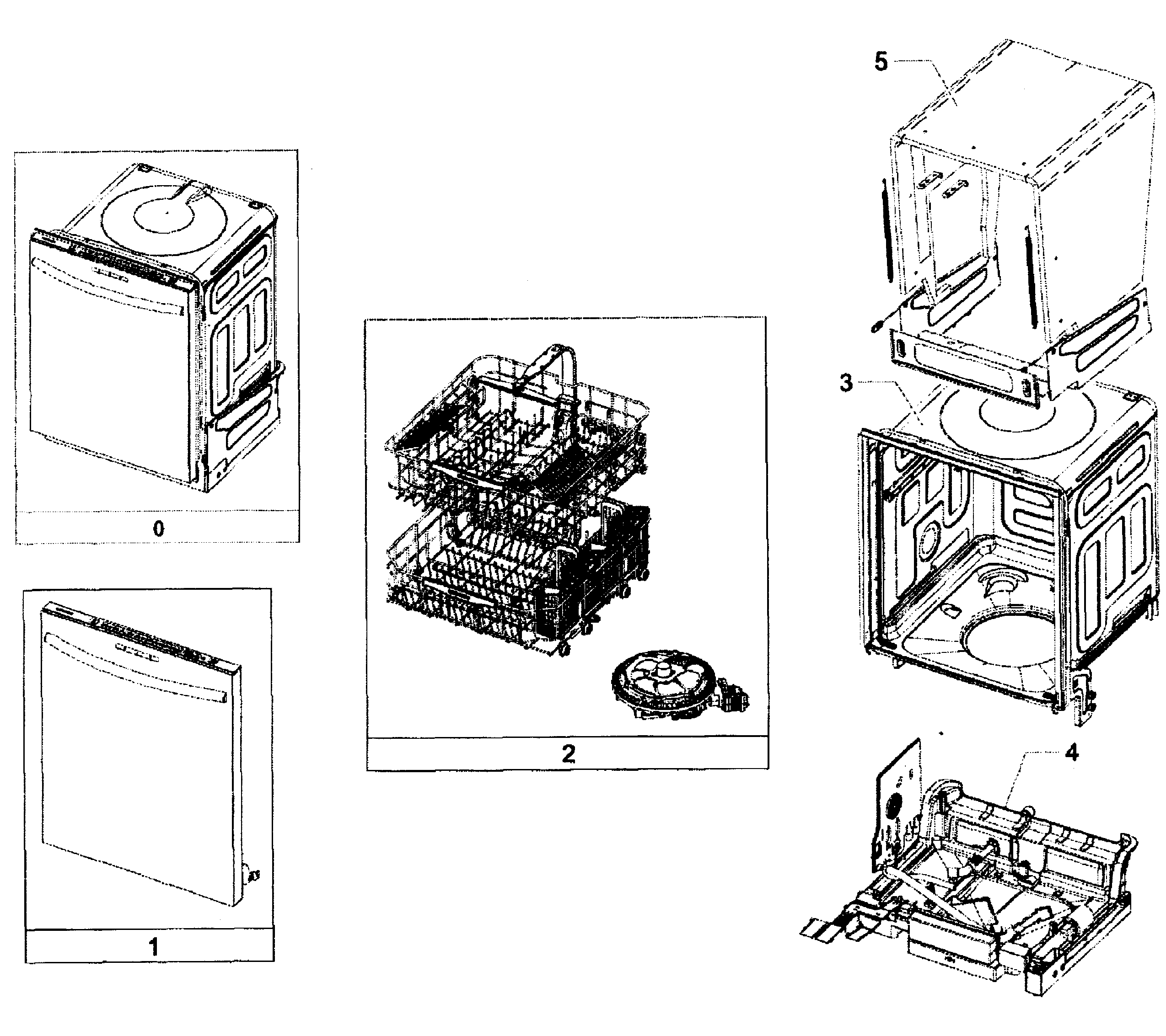 Samsung DW80F600UTS/AA-00 main assy diagram