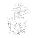 Universal/Multiflex (Frigidaire) MWX233RES5 wshr mtr,hose diagram