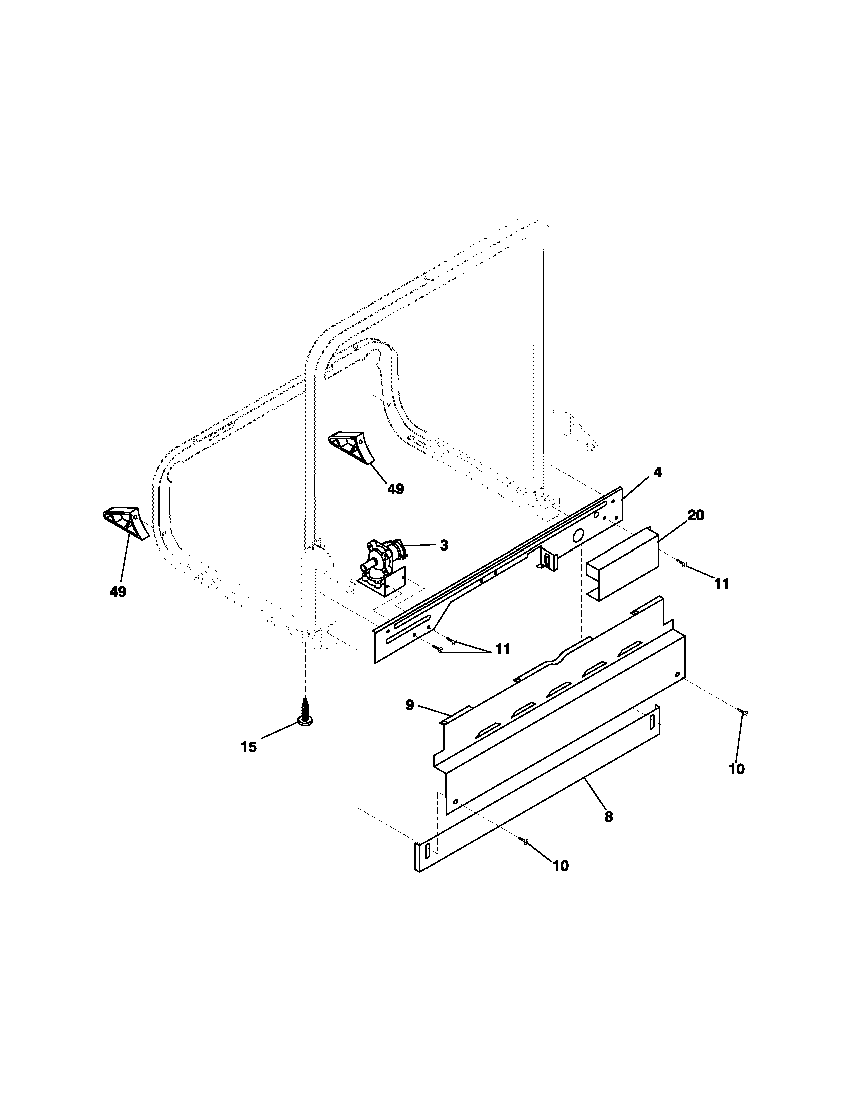 Gibson GDB755RJB0 frame diagram