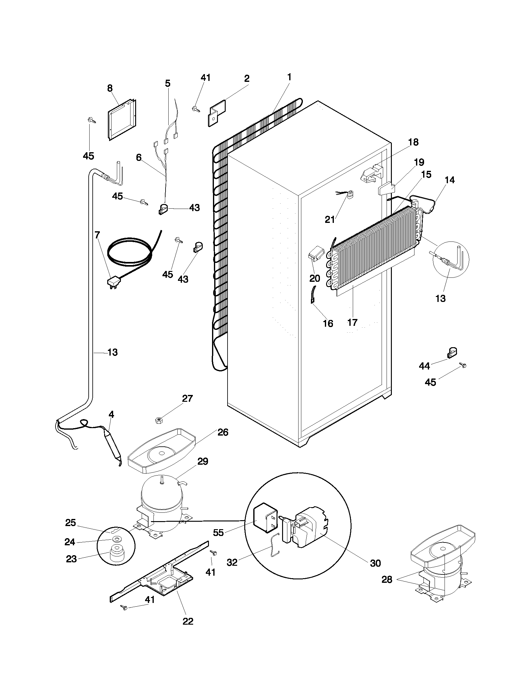 Frigidaire FRT16ICRHW4 system diagram