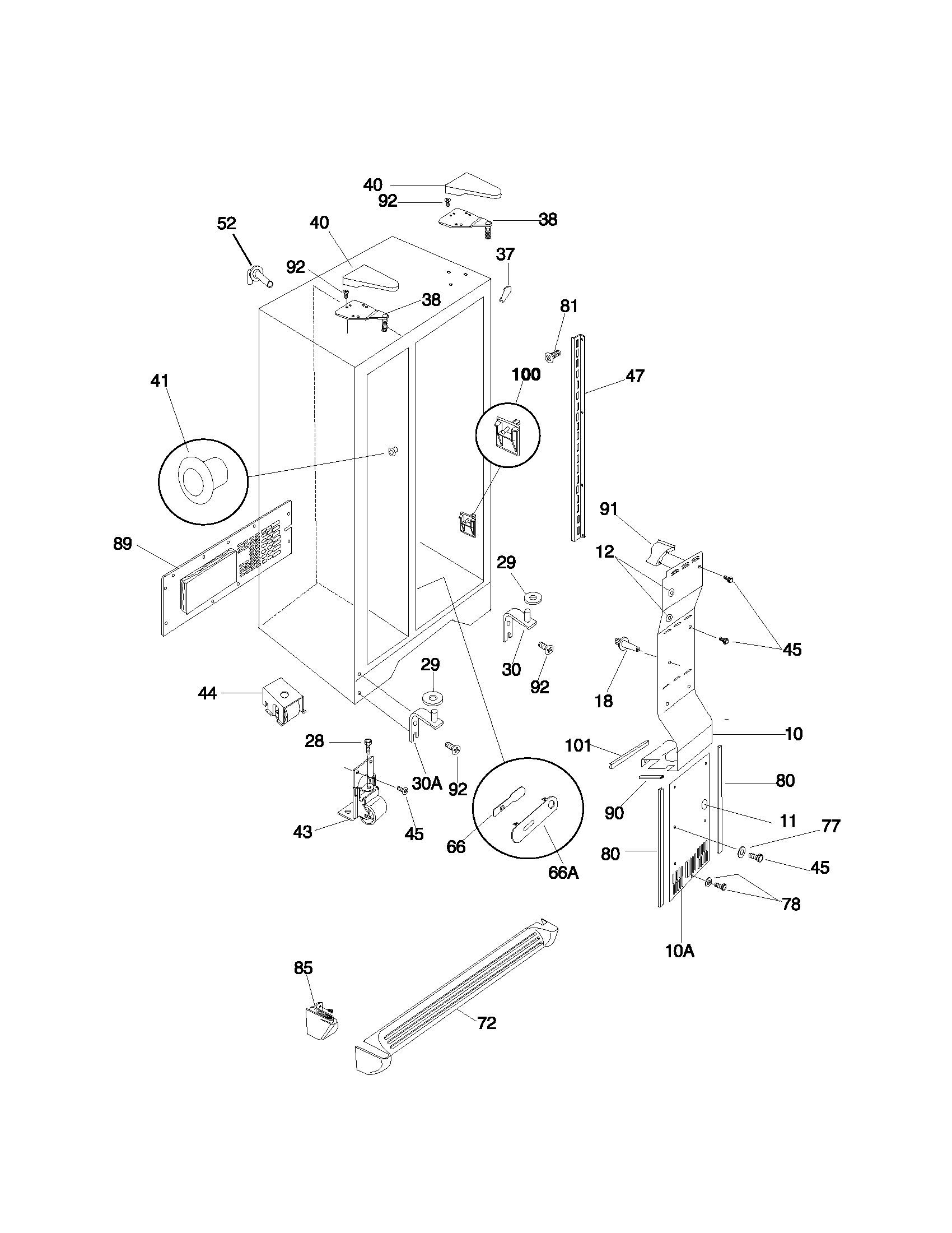 Gibson GRS26ZRHD6 cabinet diagram