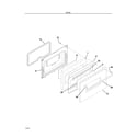 Frigidaire FGF326WGTH door diagram