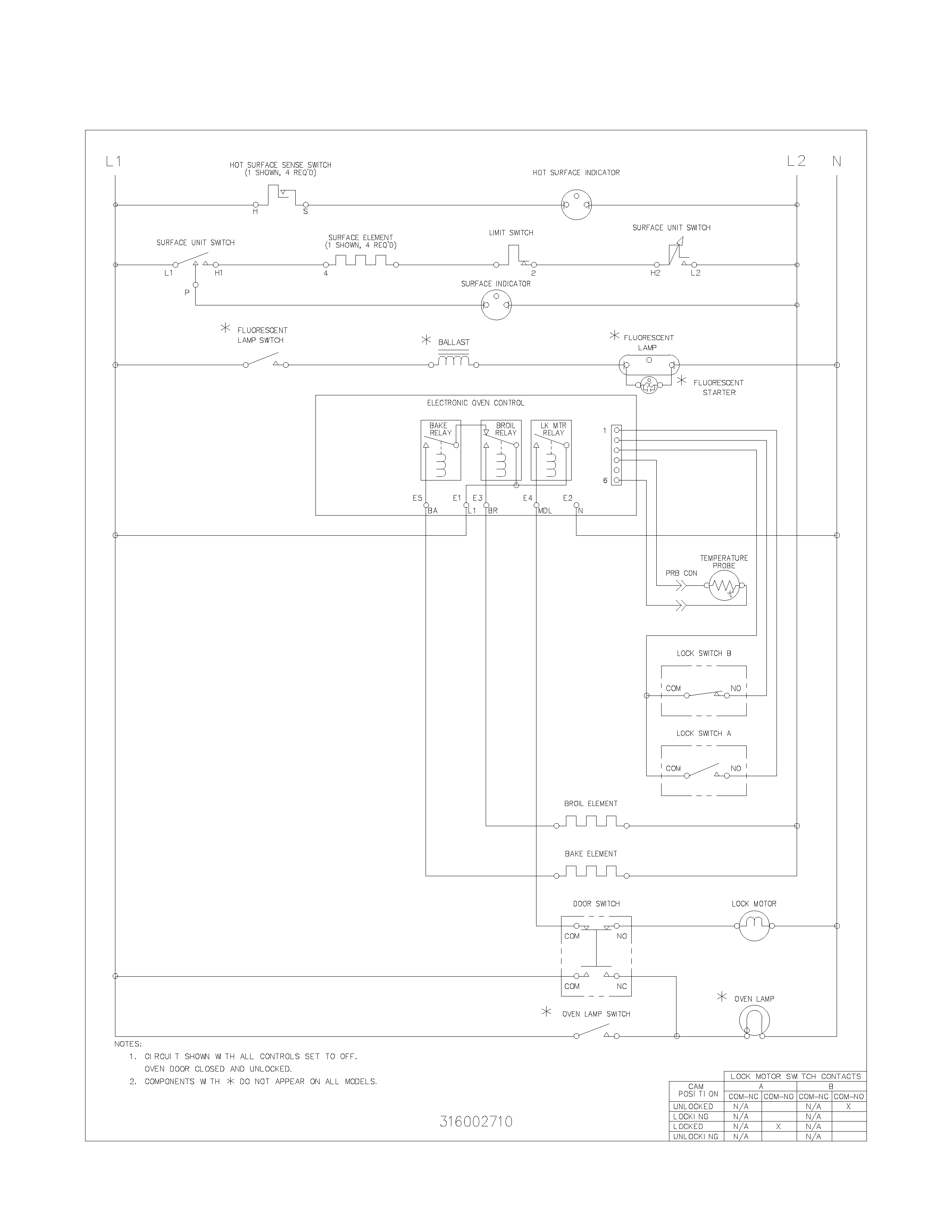 Frigidaire FEF366CJSA wiring diagram diagram