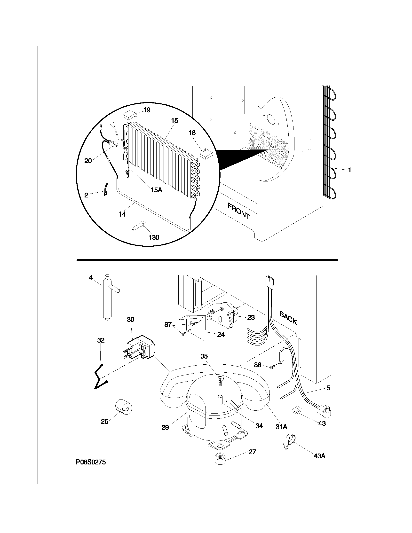 Frigidaire FFU20F9HW2 system diagram