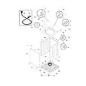 Frigidaire FWS445RFS4 wshr cab,top diagram