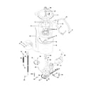 Frigidaire FWS445RFS4 wshr mtr,hose diagram