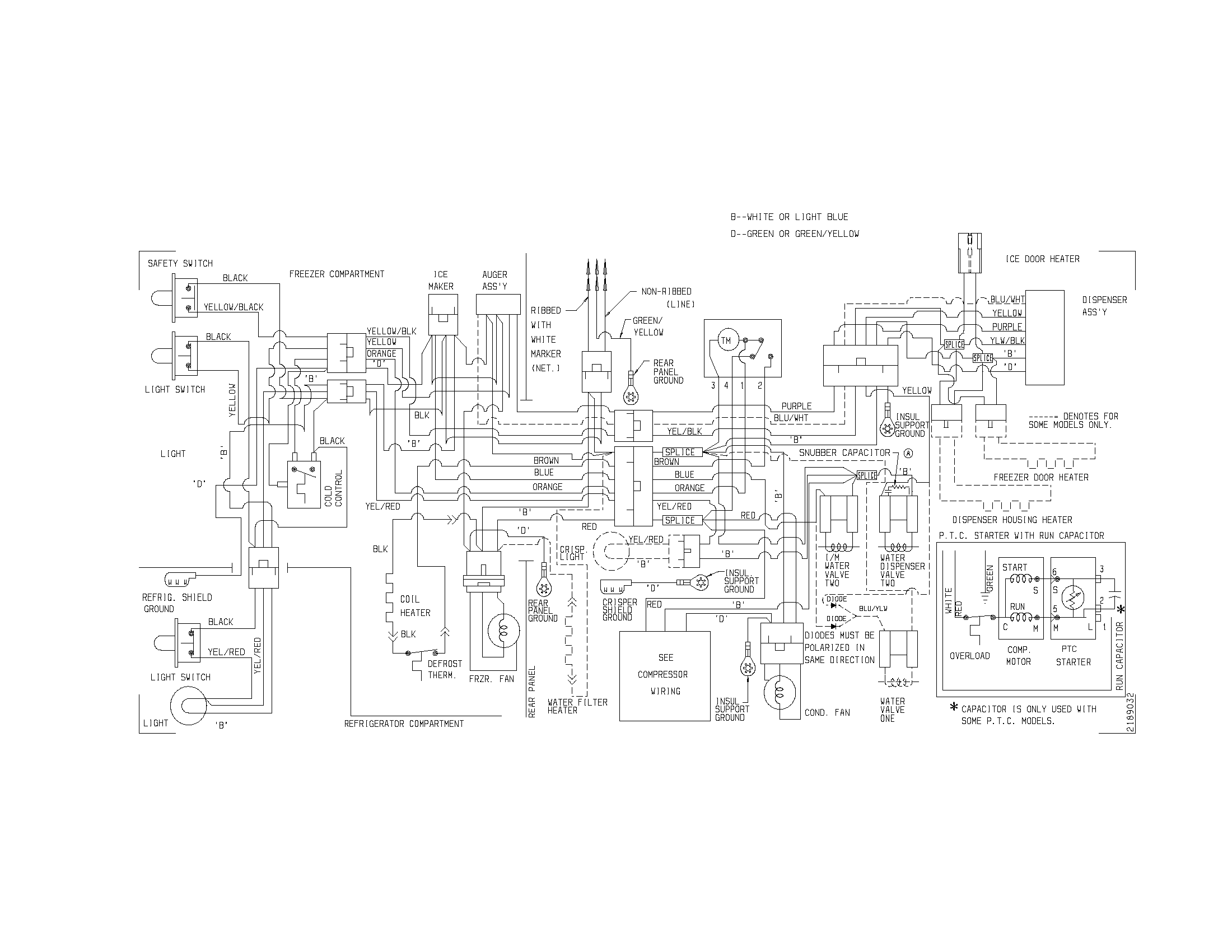 Frigidaire FRS24ZRHB5 wiring diagram diagram