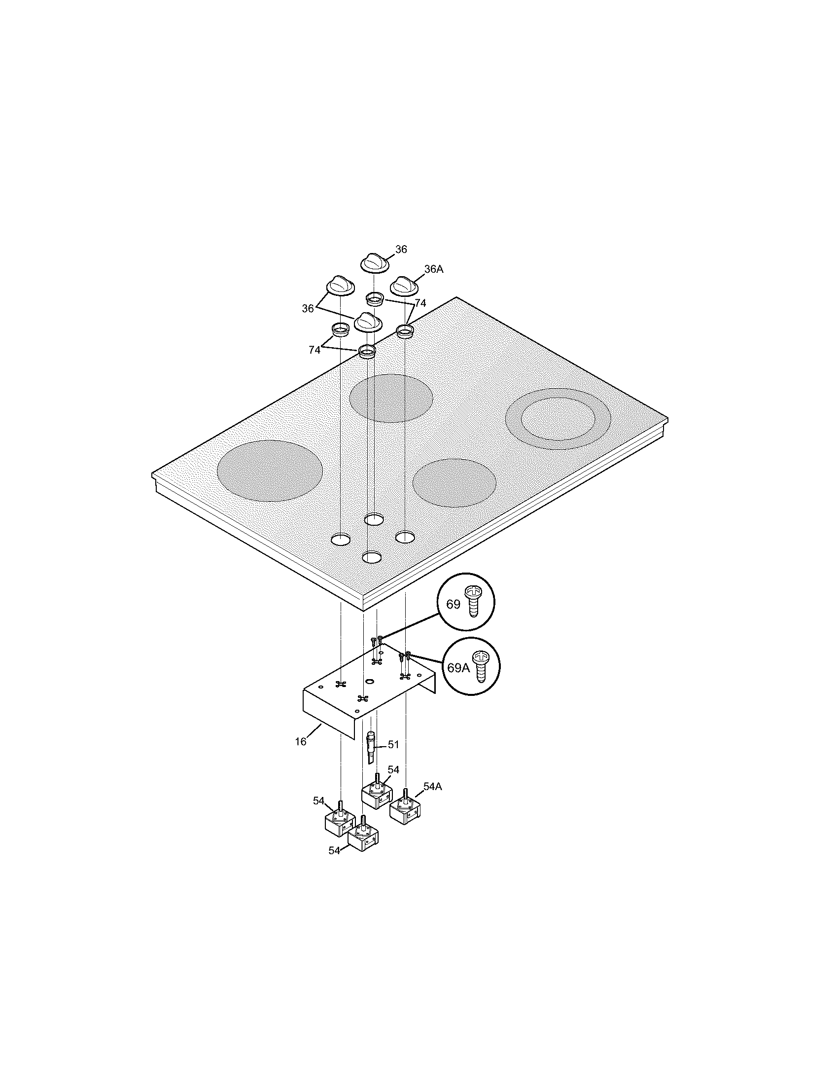 Frigidaire FEC32S6HBB control panel diagram
