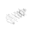 Frigidaire FGF376CJSB door diagram
