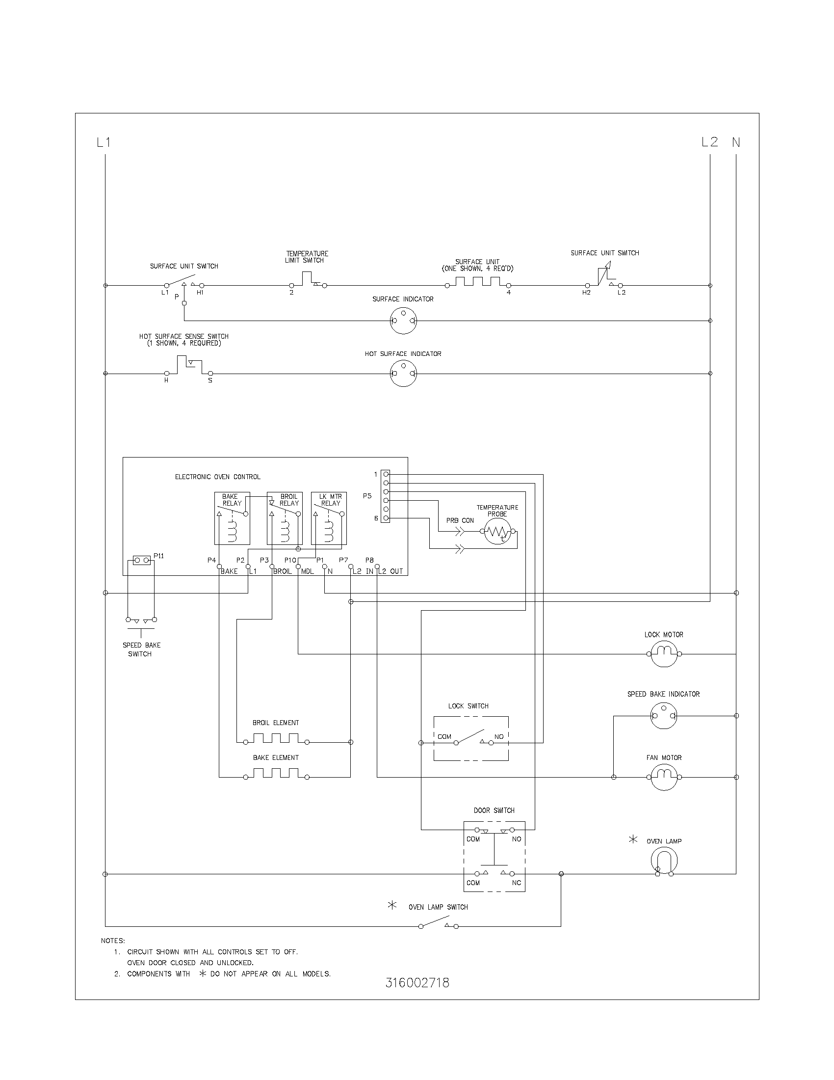 Frigidaire FEF368CJSC wiring diagram diagram