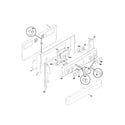 Frigidaire FEF356CHSD backguard diagram