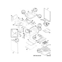 Frigidaire FGF354BGWF body diagram