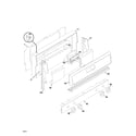 Frigidaire FGF355CGTG backguard diagram