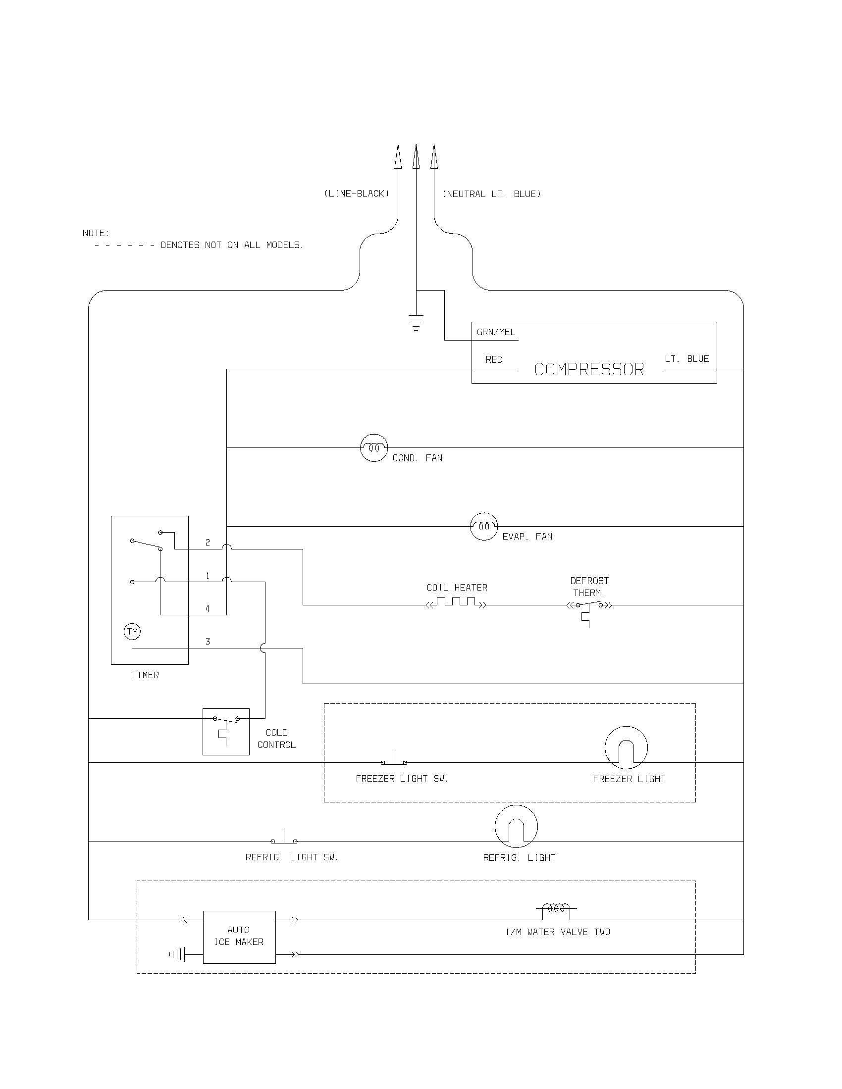 Frigidaire FRT18B4AW0 wiring diagram diagram