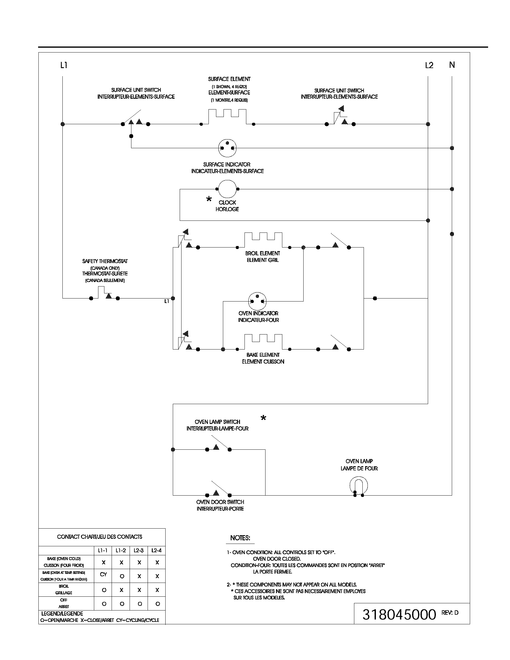Frigidaire FES300WCWJ wiring diagram diagram