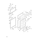Frigidaire F44N21CEW2 door diagram