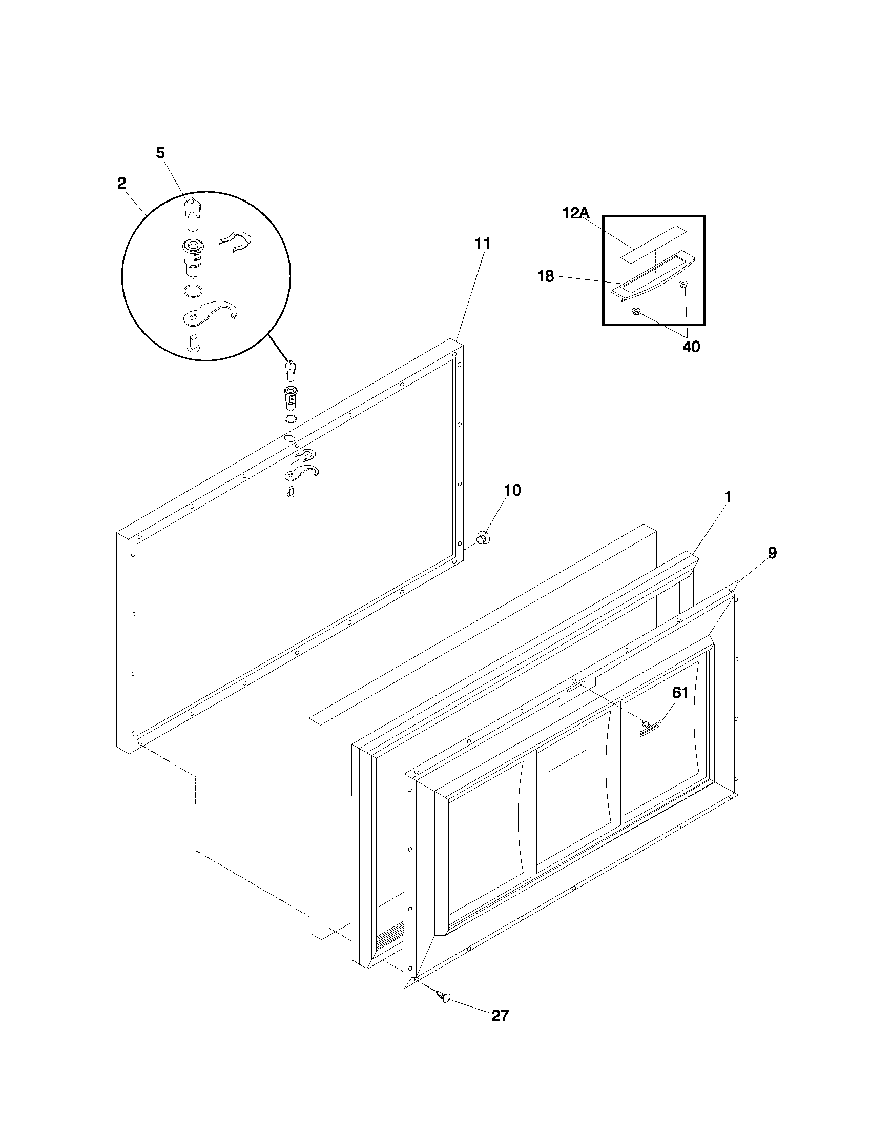 Gibson GFC07M3EW3 door diagram