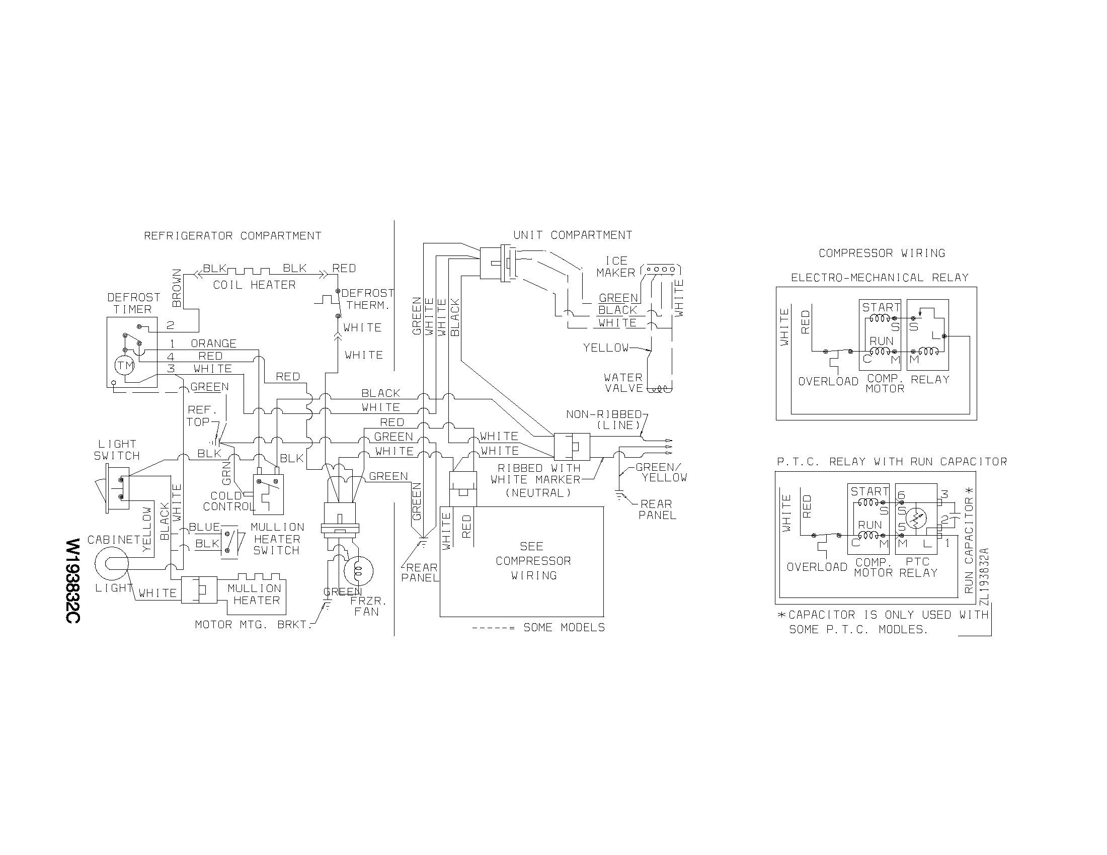 Frigidaire FRT21IQRJZ1 wiring diagram diagram