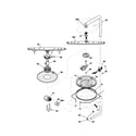 Frigidaire FDB345LFS2 motor & pump diagram