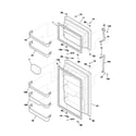 Frigidaire FRT21KR6AQ1 door diagram