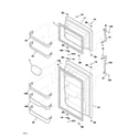 Frigidaire FRT18R6AW0 door diagram