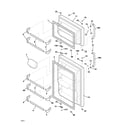Frigidaire FRT21C5AW2 door diagram
