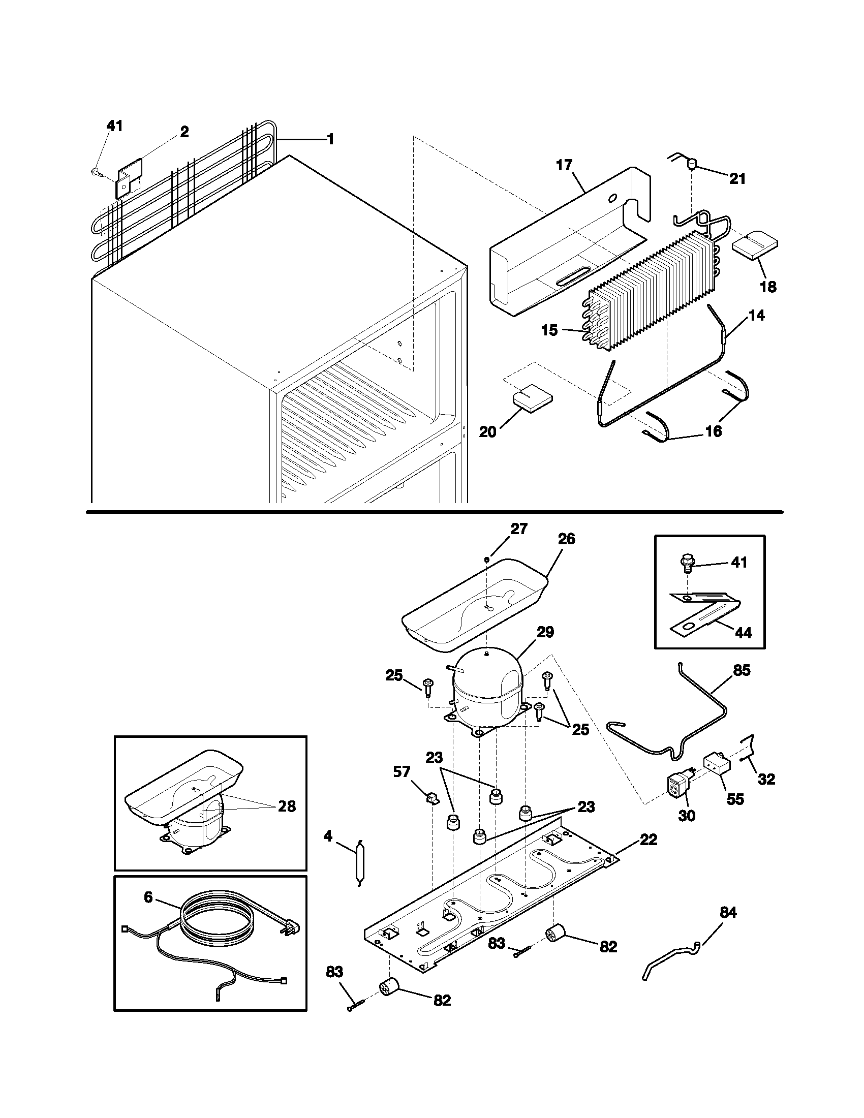 Frigidaire FRT18IG4AT0 system diagram