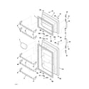 Frigidaire FRT21P5AQ2 doors diagram