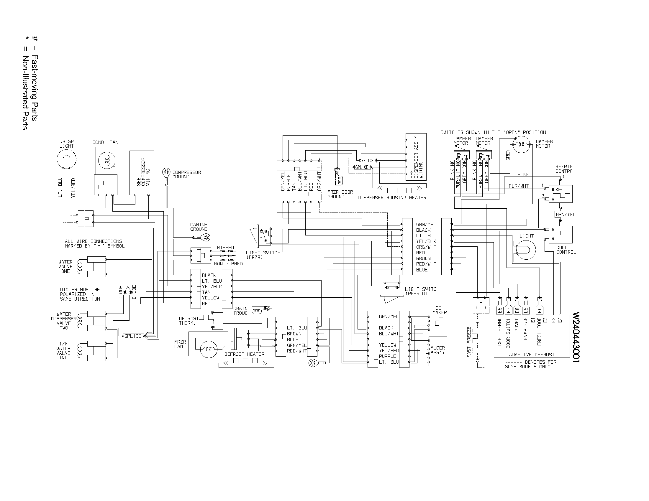 Frigidaire GLRS267ZAQ0 wiring diagram diagram
