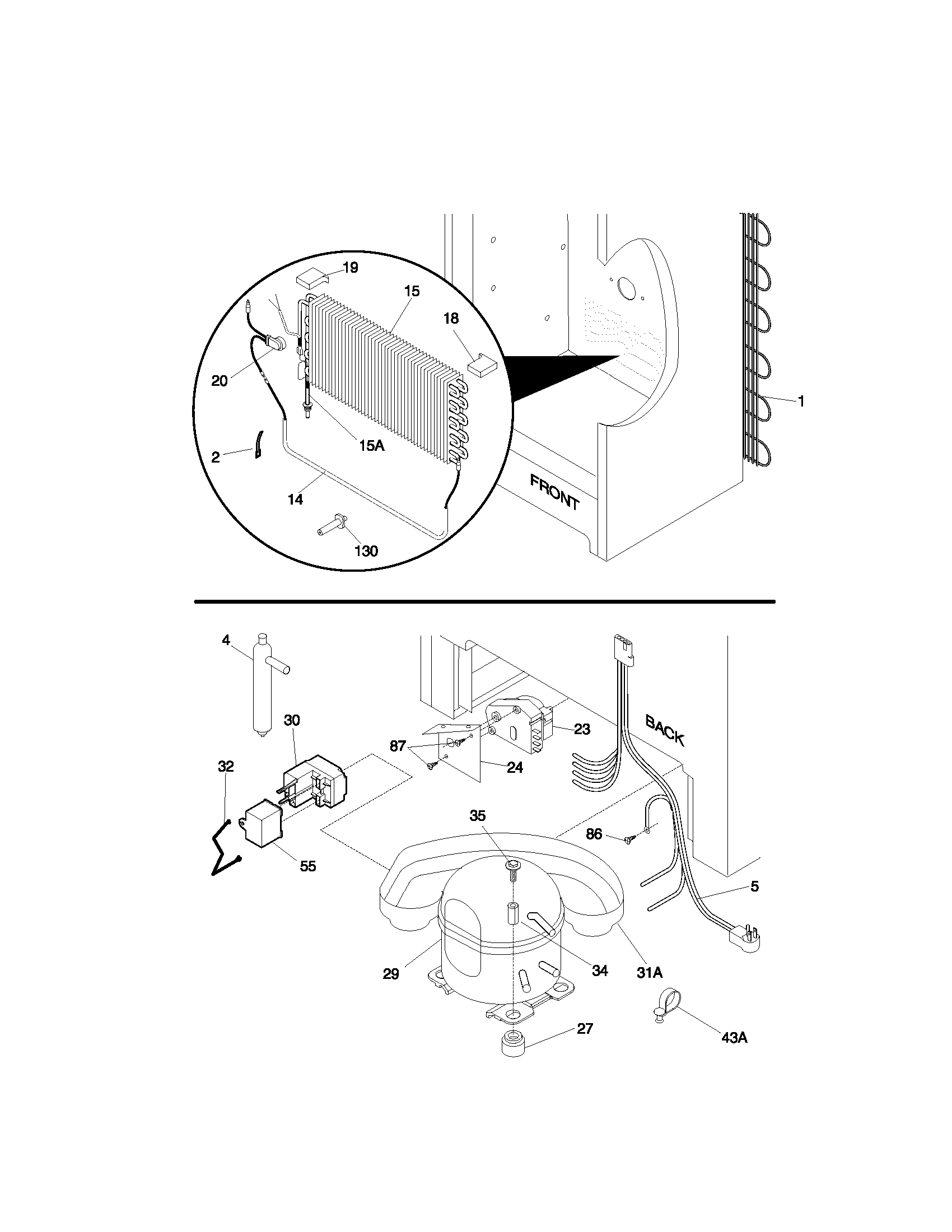 Gibson GFU20F5AW0 system diagram